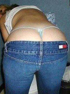 Large bum girls in jeans